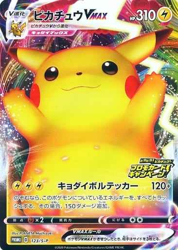 Pikachu VMAX 123/S\u002DP P Foil