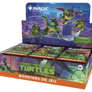 Magic The Gathering – Display de Booster de Jeu – Teenage Mutant Ninja Turtles – Boite de 24 Booster en français